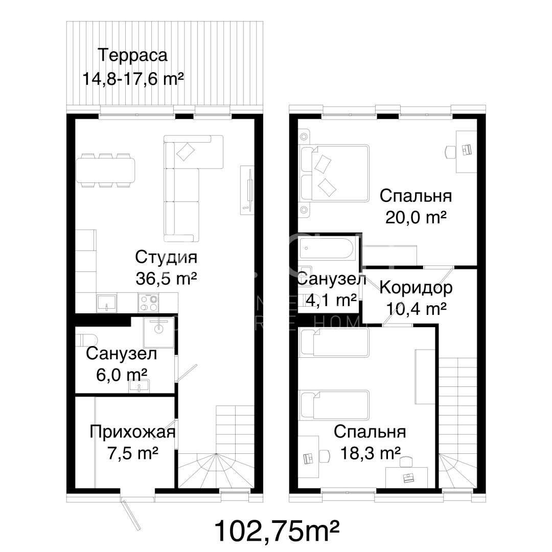 Фото 22: Таунхаус, Западный