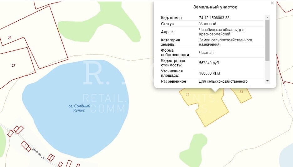 Земля под коммерцию, Кулат